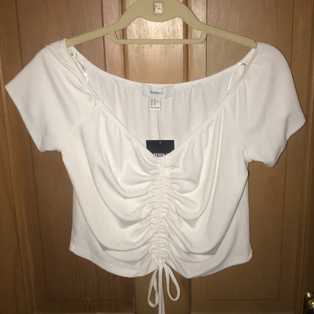 Cropped Ruched Top